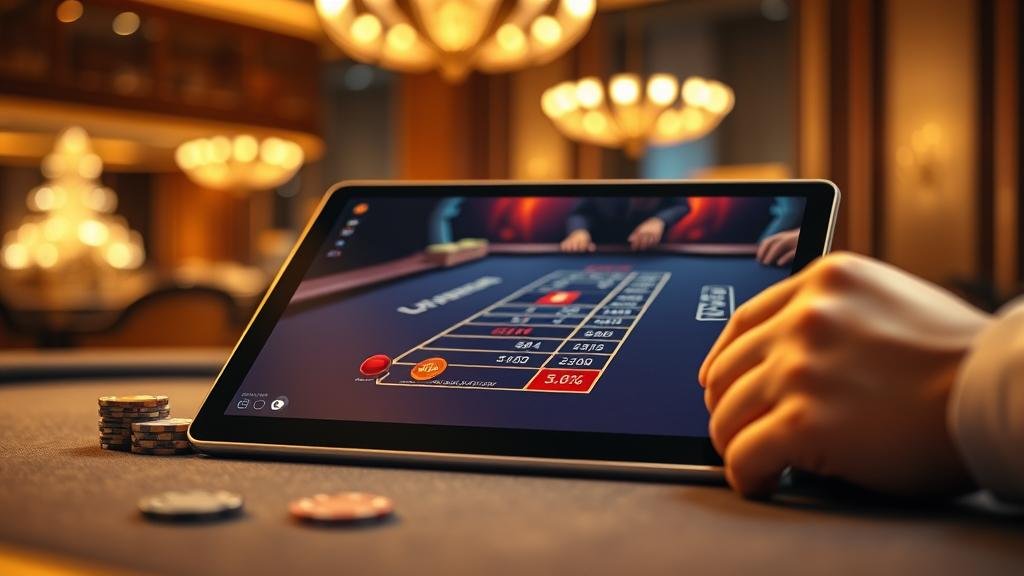 ตัวอย่างเค้าไพ่สองตัดและเค้าไพ่มังกรในบาคาร่า