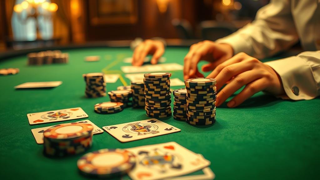 ภาพแสดงการจัดการงบประมาณการเล่นบาคาร่า