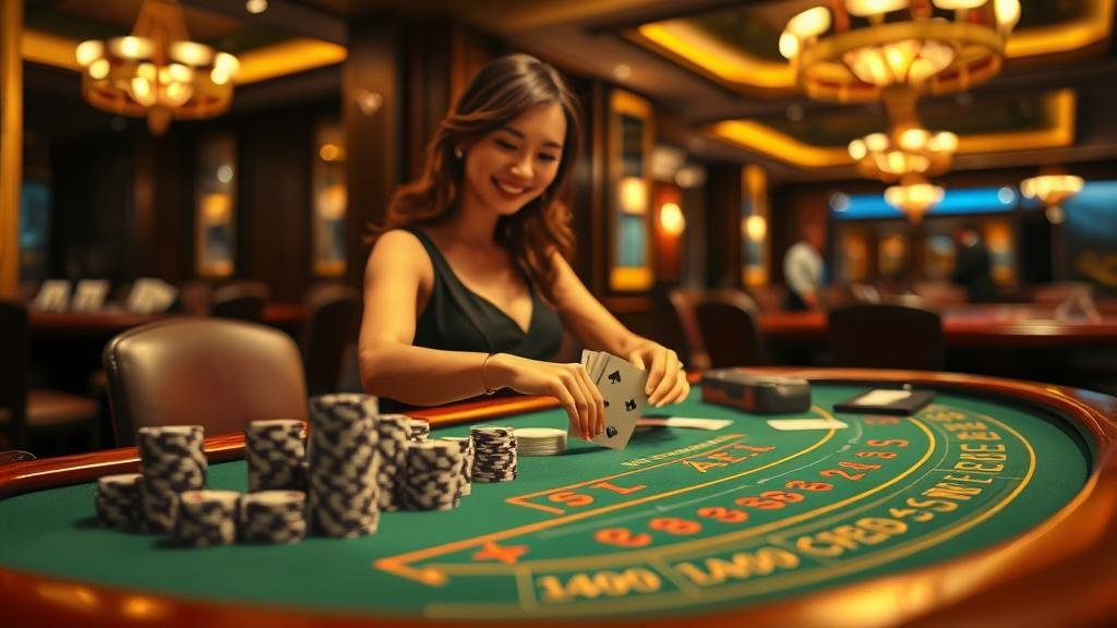 ภาพตัวอย่างการอ่านเค้าไพ่บาคาร่า: สองตัดและสามตัด