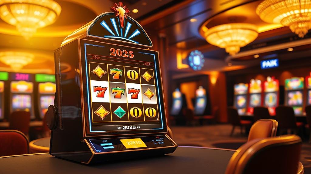 สตรีมเมอร์กำลังเล่นสล็อตออนไลน์บนเดสก์ท็อป