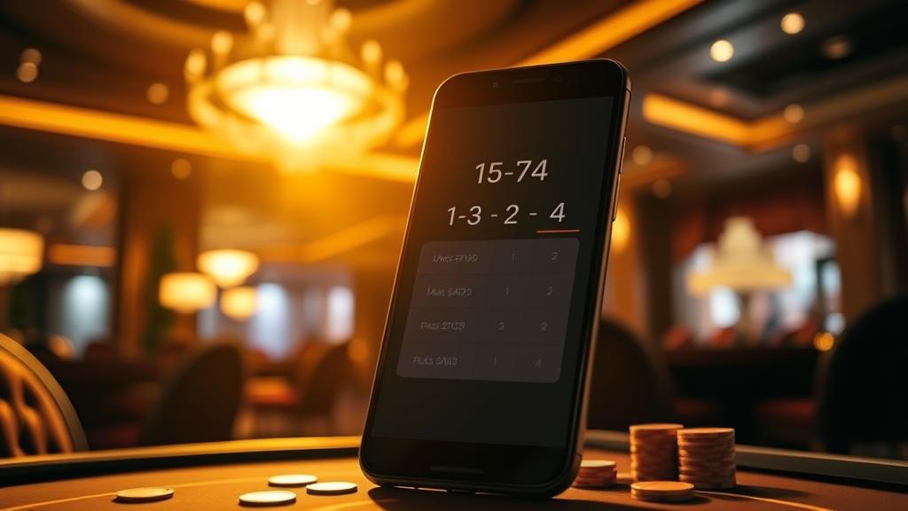 การวางเดิมพันบาคาร่าบนแท็บเล็ต