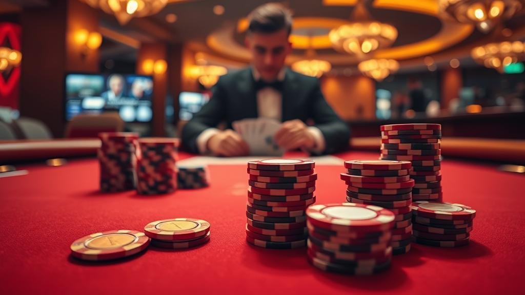 ภาพประกอบแสดงถึงการควบคุมอารมณ์และวินัยในการเล่นบาคาร่า