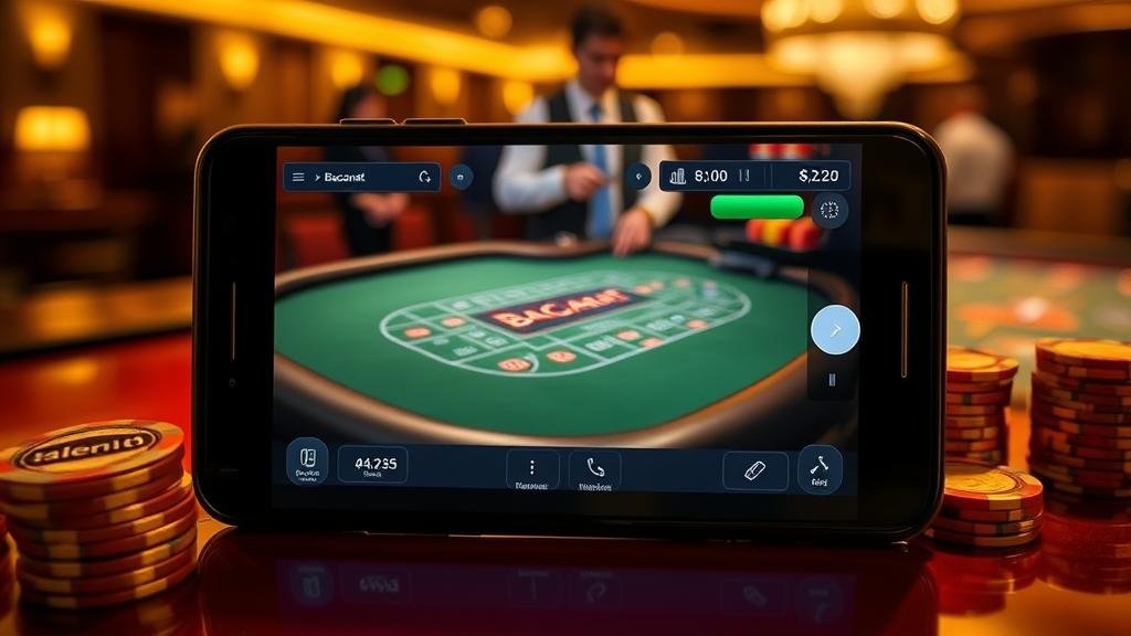 การวางเดิมพันบาคาร่าเจ้ามือบนมือถือ Android