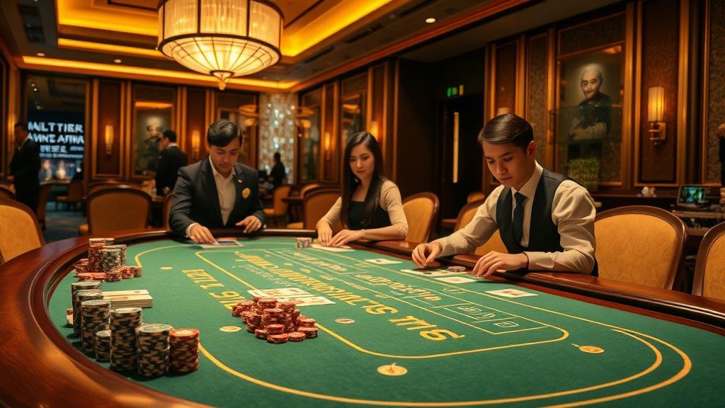 ตัวอย่างเค้าไพ่บาคาร่า