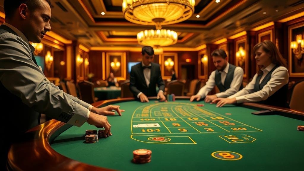 หน้าจอเกมบาคาร่า DG Casino พร้อมสถิติ