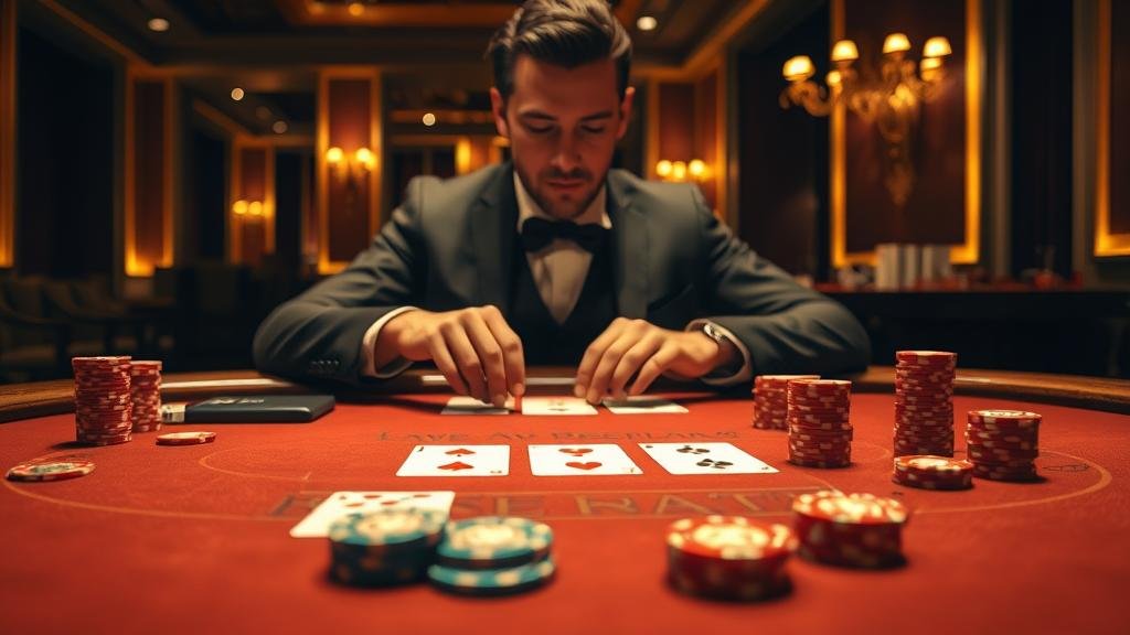 หน้าจอแสดงผลสูตรบาคาร่าและสถิติการเล่น