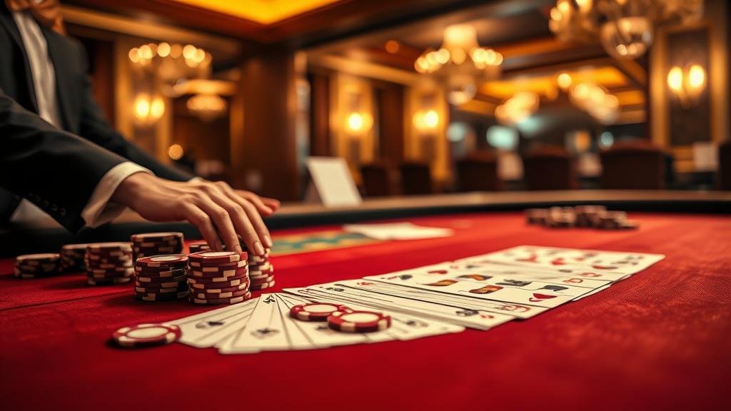 ภาพการเล่นบาคาร่าด้วยกลยุทธ์