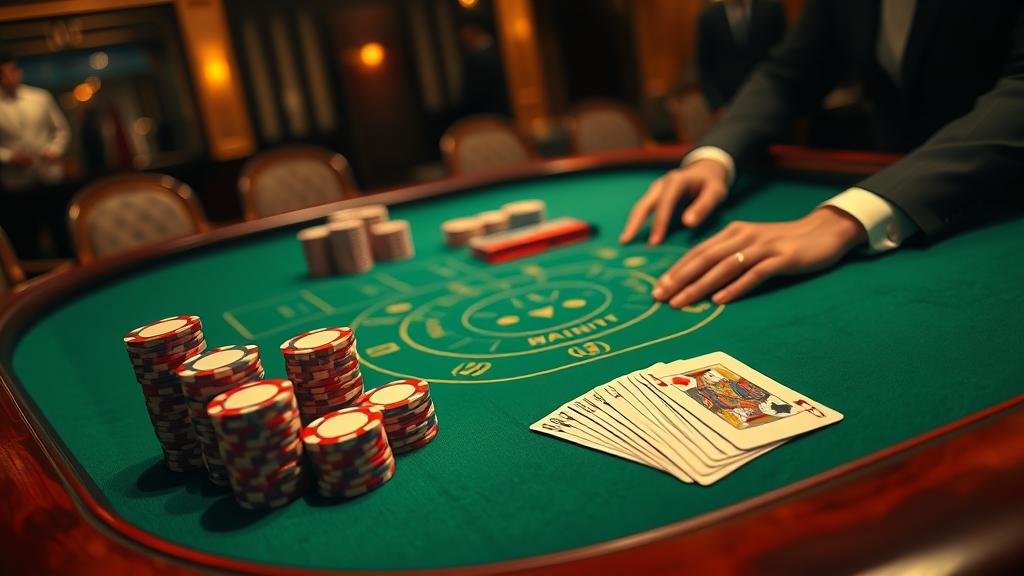 ตัวอย่างหน้าจอเกมบาคาร่าพร้อมสถิติ