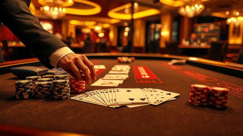 ตัวอย่างไพ่คู่ในบาคาร่า