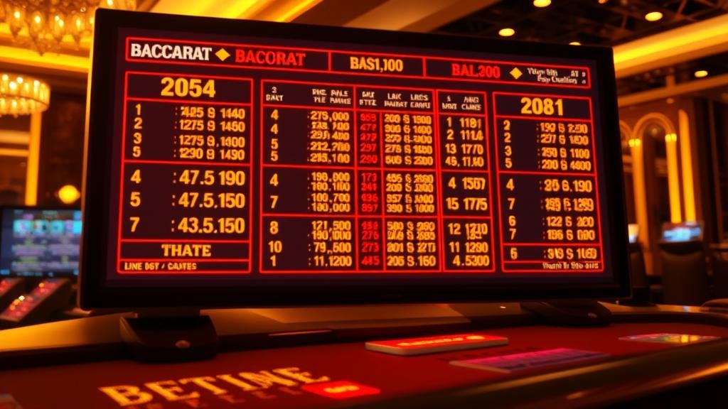 การอ่านเค้าไพ่มังกรในเกมบาคาร่าบนแท็บเล็ต