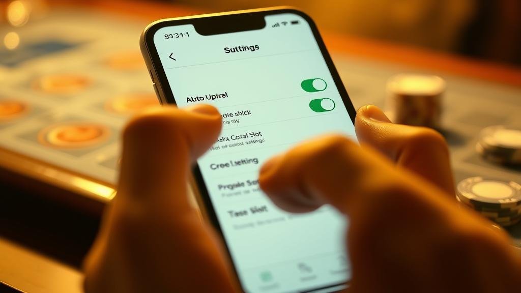 การตั้งค่าปรับเบทและตัวคูณในสล็อต iOS