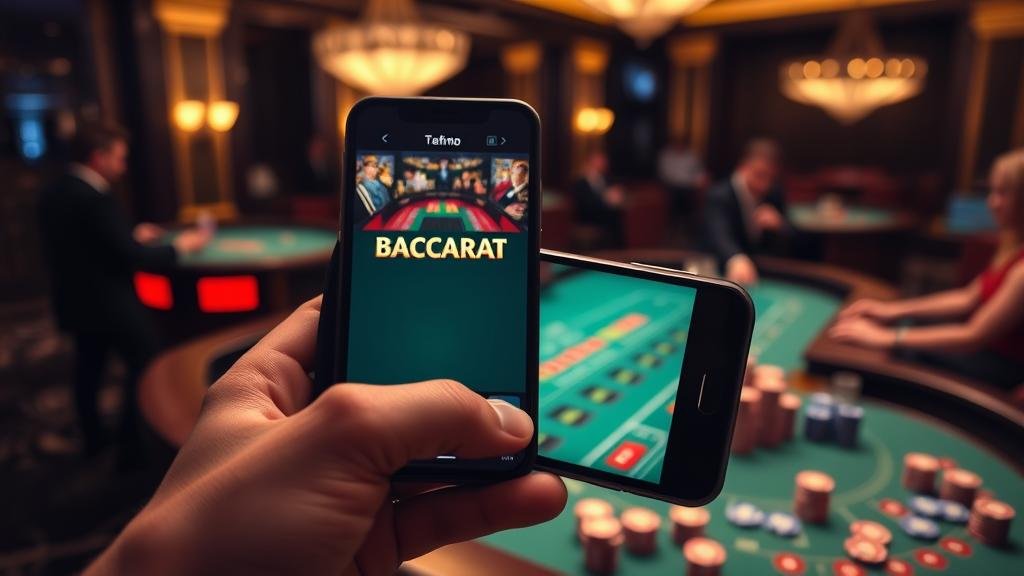 การอ่านเค้าไพ่บาคาร่าบนหน้าจอ