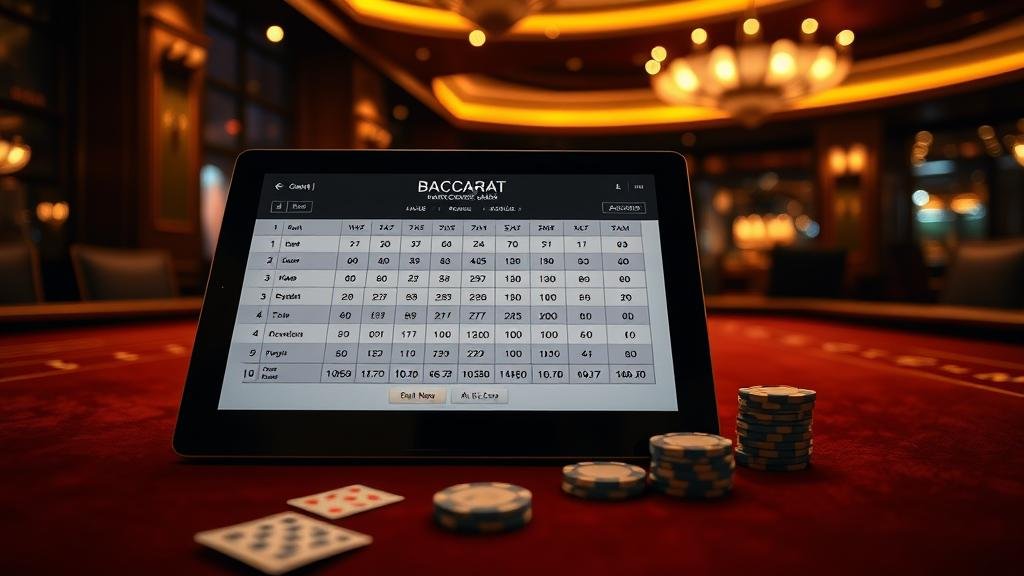บาคาร่า 2025: อ่านเค้าไพ่สลับคู่ให้ชนะบนแท็บเล็ต พร้อมเทคนิคควบคุมงบประมาณ