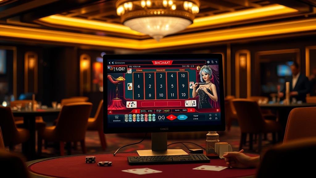 ตัวอย่างเค้าไพ่สองตัด บาคาร่า