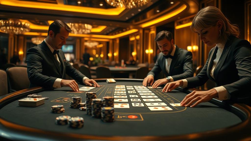 ตัวอย่างเค้าไพ่บาคาร่าปิงปองและสองตัด