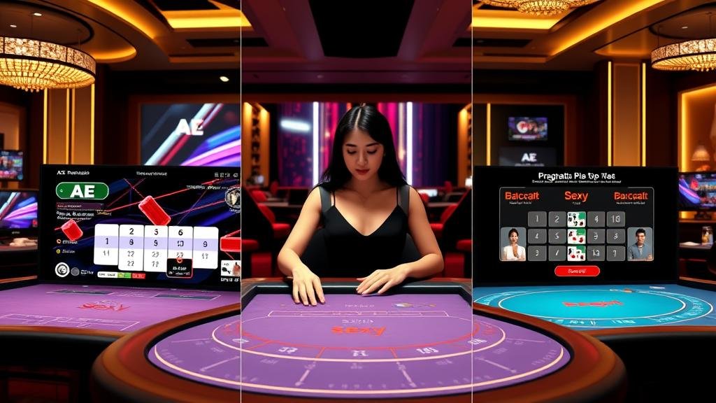 บาคาร่า: สุดยอดแนวทางเลือกค่ายดัง AE, Sexy, Pragmatic ฉบับกลางวัน คุ้มค่า