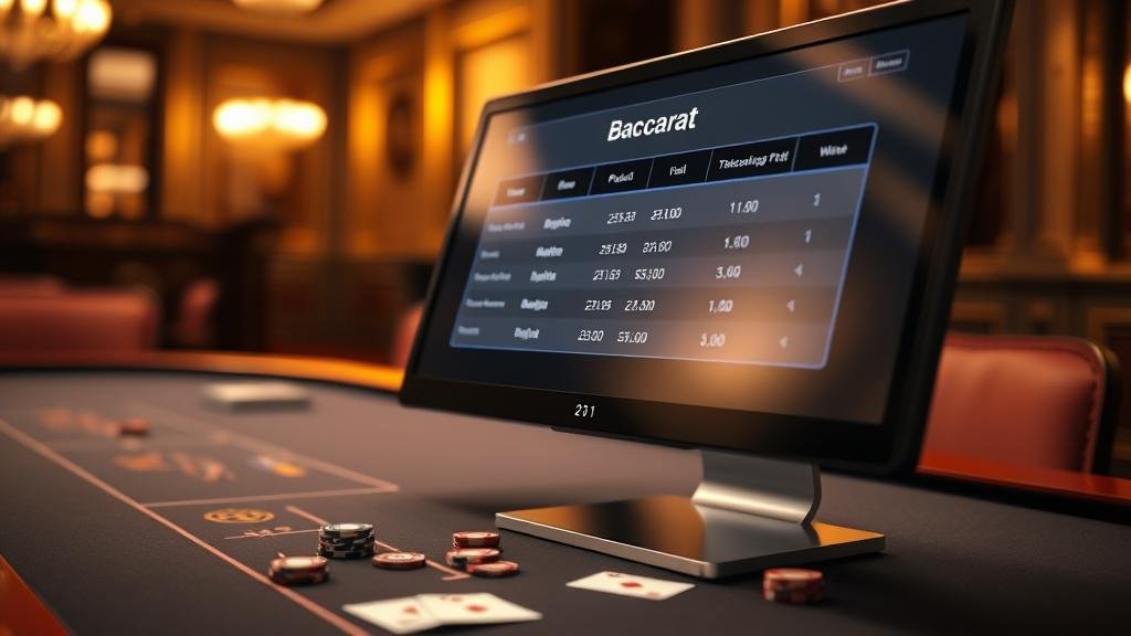 เคล็ดลับบาคาร่า: เช็คอัตราจ่ายเจ้ามือและเสมอให้ได้ผลยั่งยืนบนคอมพิวเตอร์