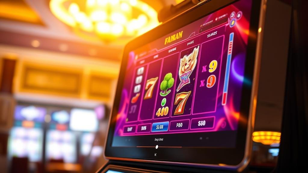 กลไกสล็อตแบบคาสเคดพร้อมตัวคูณ