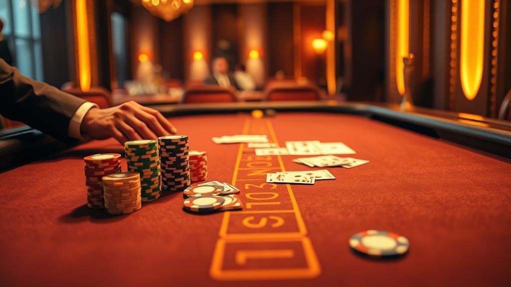 ตัวอย่างเค้าไพ่สองตัดในบาคาร่า