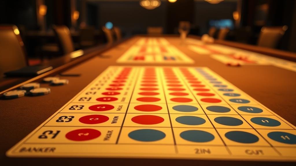 การใช้ตารางบันทึกผลบาคาร่าในการอ่านเค้าไพ่