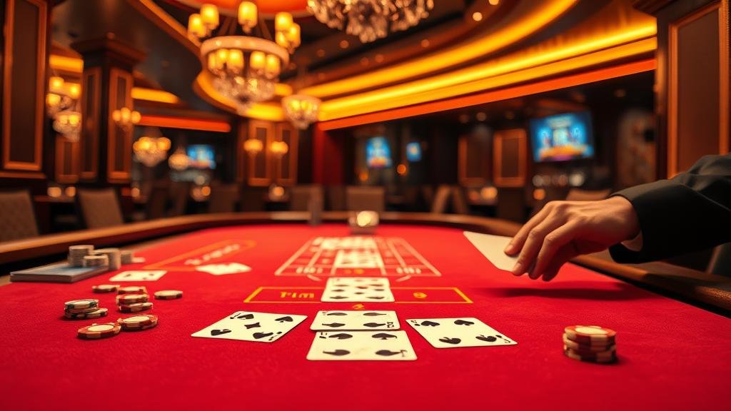 ตัวอย่างเค้าไพ่ปิงปองในบาคาร่า