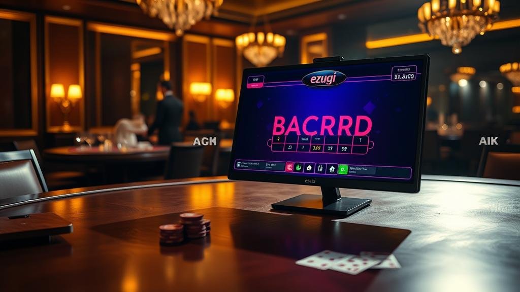 สถิติบาคาร่า Ezugi บนคอมพิวเตอร์