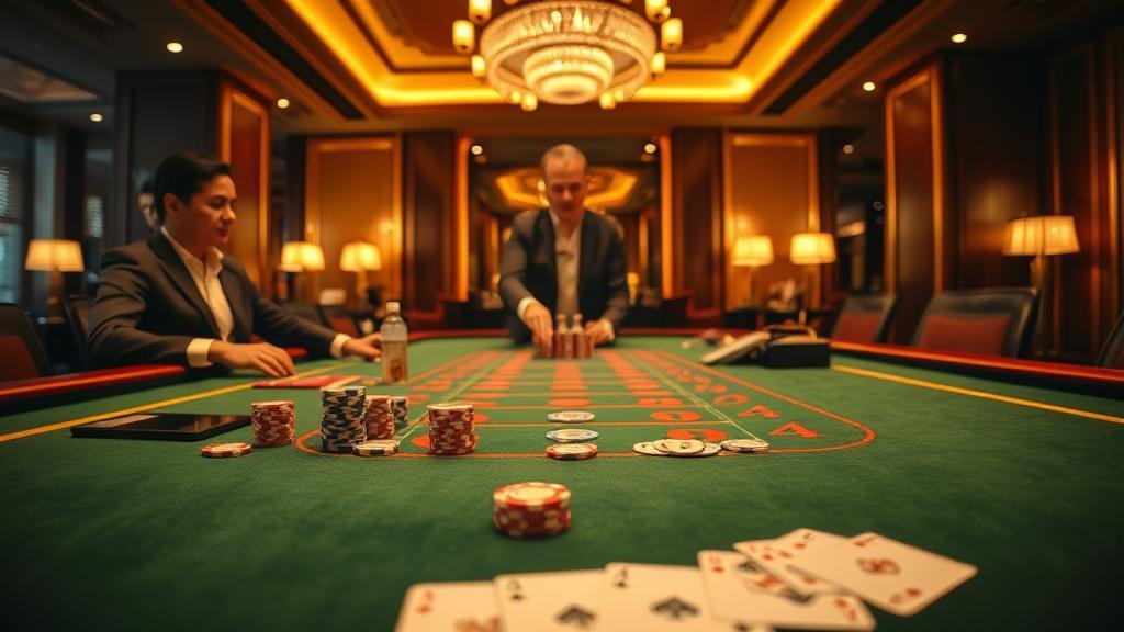 การวางเดิมพันในเกมบาคาร่า