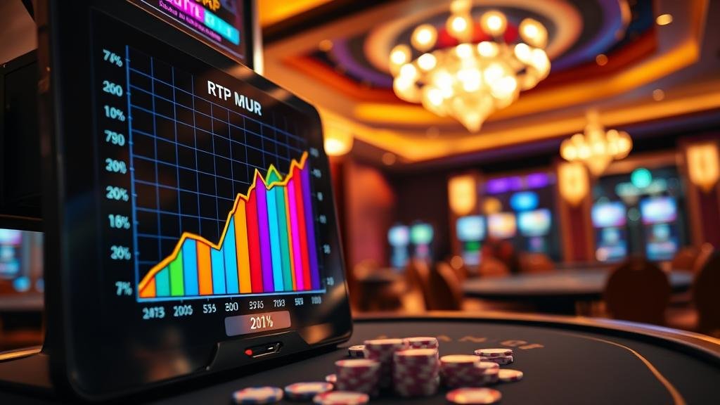 หน้าจอเกมสล็อต Playngo แสดงการปรับเบทและข้อมูล RTP