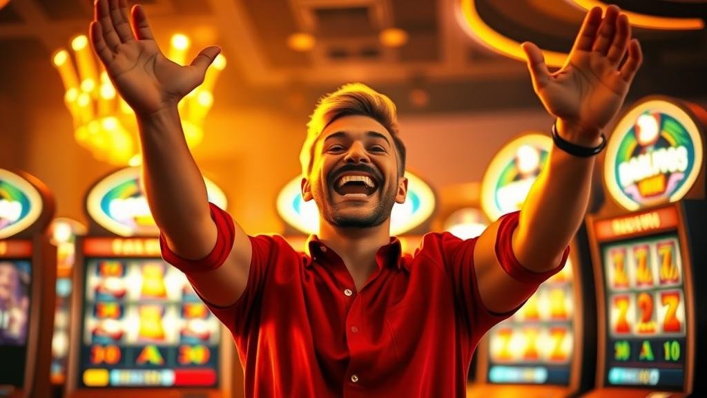 ภาพแสดงช่วงเวลาทองในการเล่นสล็อต