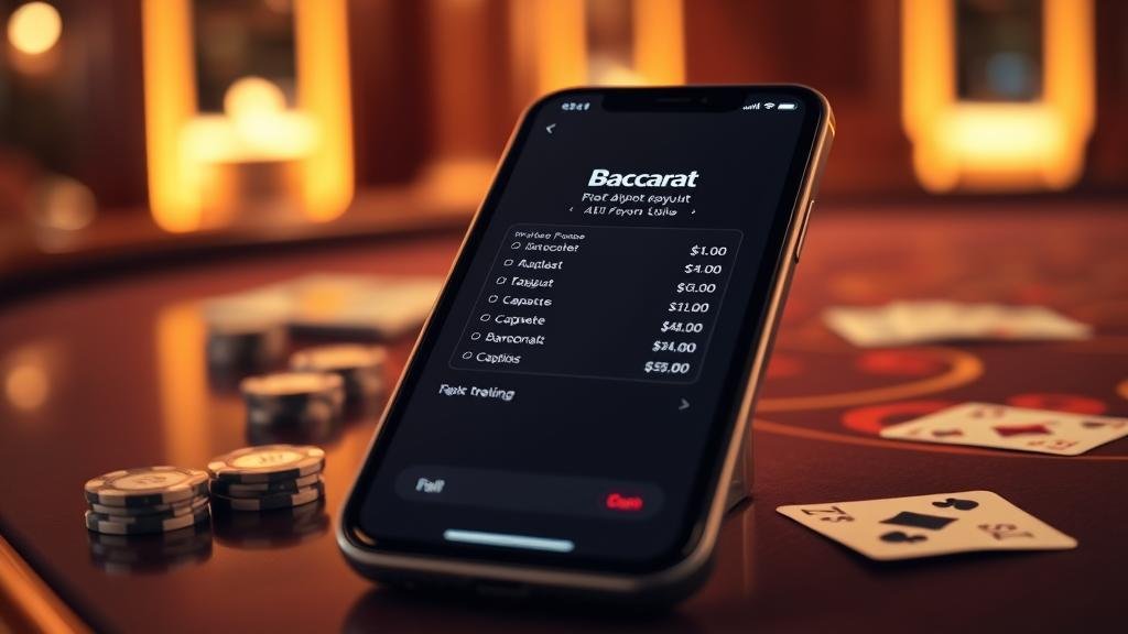เทคนิคการเดินเงินบาคาร่าบน iOS