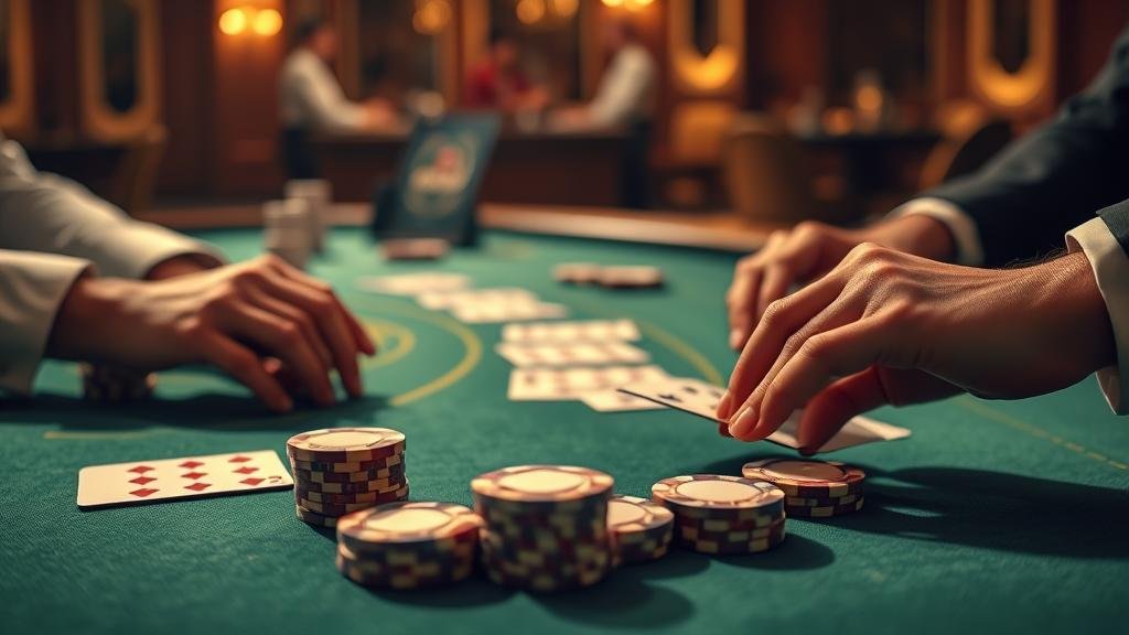 ตัวอย่างเค้าไพ่สลับคู่บาคาร่า