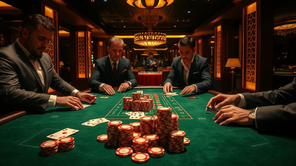 ตัวอย่างเค้าไพ่ปิงปองและสามตัดในบาคาร่า