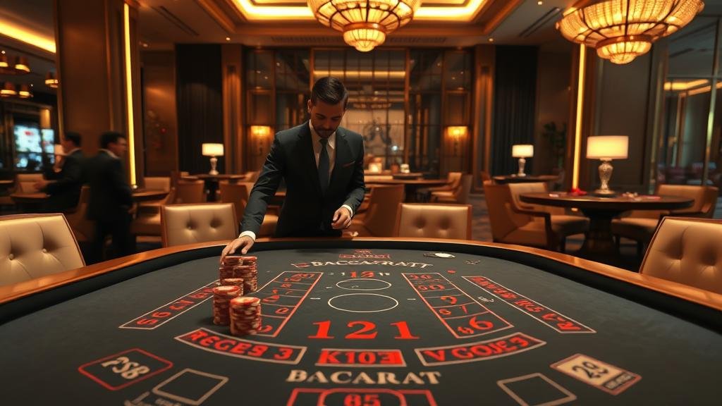 เค้าไพ่บาคาร่า มังกร และ สองตัด