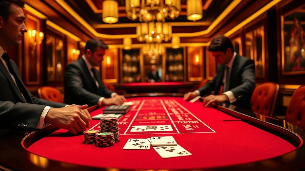 ตัวอย่างเค้าไพ่สามตัดและสองตัด บาคาร่า