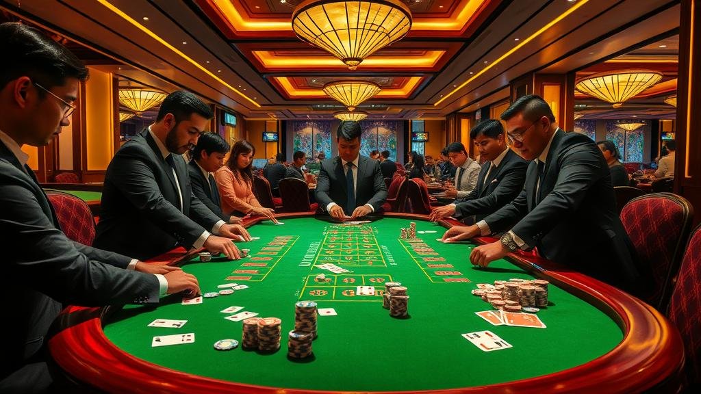 ตารางแสดงเค้าไพ่บาคาร่า มังกร และ สองตัด