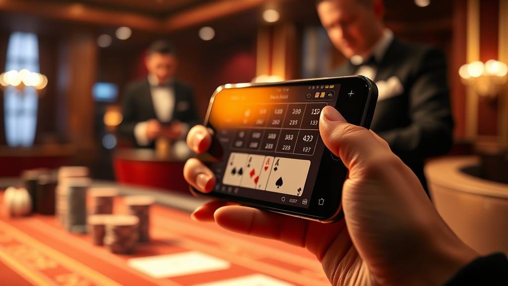 การเล่นบาคาร่าบนแท็บเล็ต