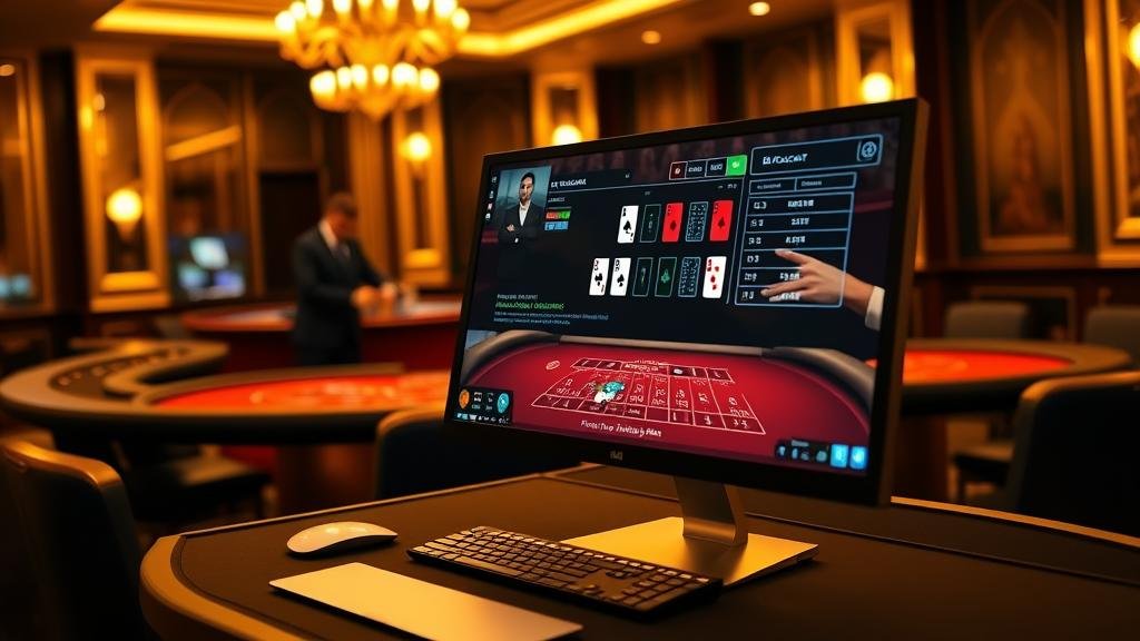 การวางเดิมพันบาคาร่าบนเดสก์ท็อป