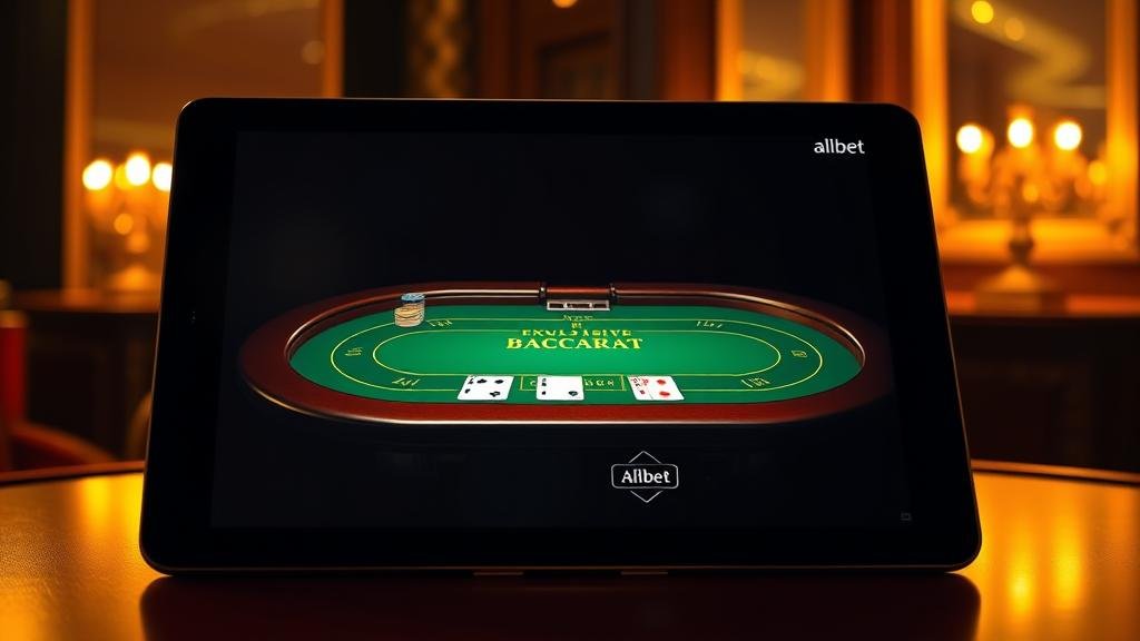 สูตรเด็ดบาคาร่า: เลือกค่าย Allbet, Dream Gaming, Ezugi ให้ปังบนแท็บเล็ต ฉบับเ...