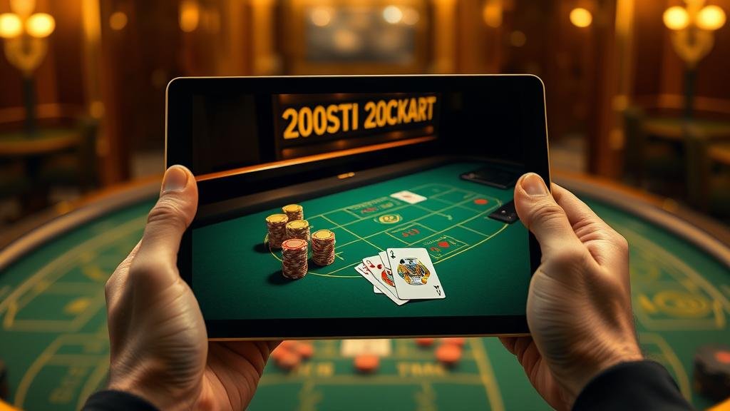 เกมบาคาร่า Dream Gaming บนแท็บเล็ต