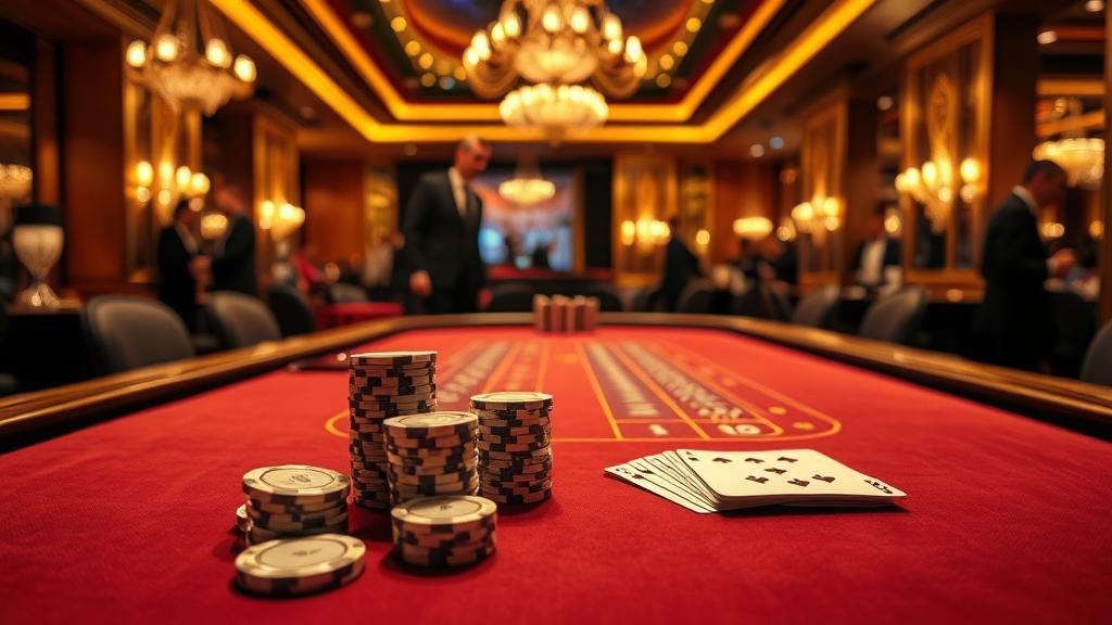 ภาพบรรยากาศการเล่นบาคาร่าสำหรับผู้เล่นงบสูง