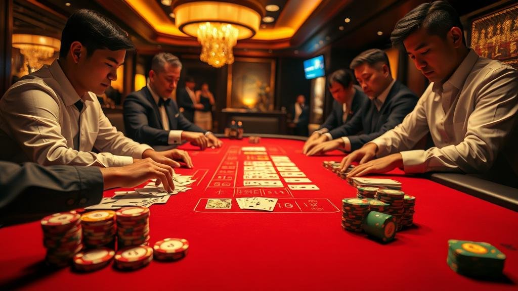 เค้าไพ่ปิงปองและเค้าไพ่สองตัดในบาคาร่า