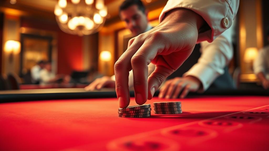 ตัวอย่างเค้าไพ่บาคาร่า สองตัด และมังกร