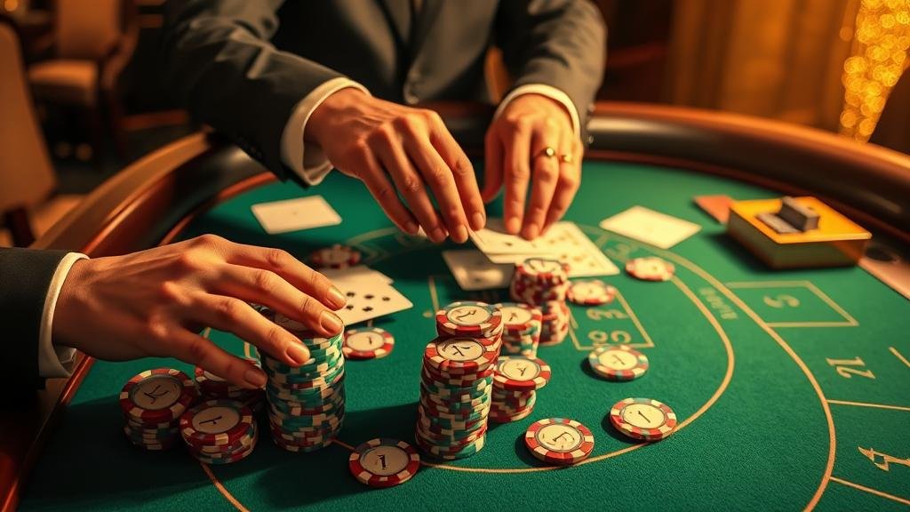 บรรยากาศการเล่นบาคาร่าในคาสิโนเอเชีย