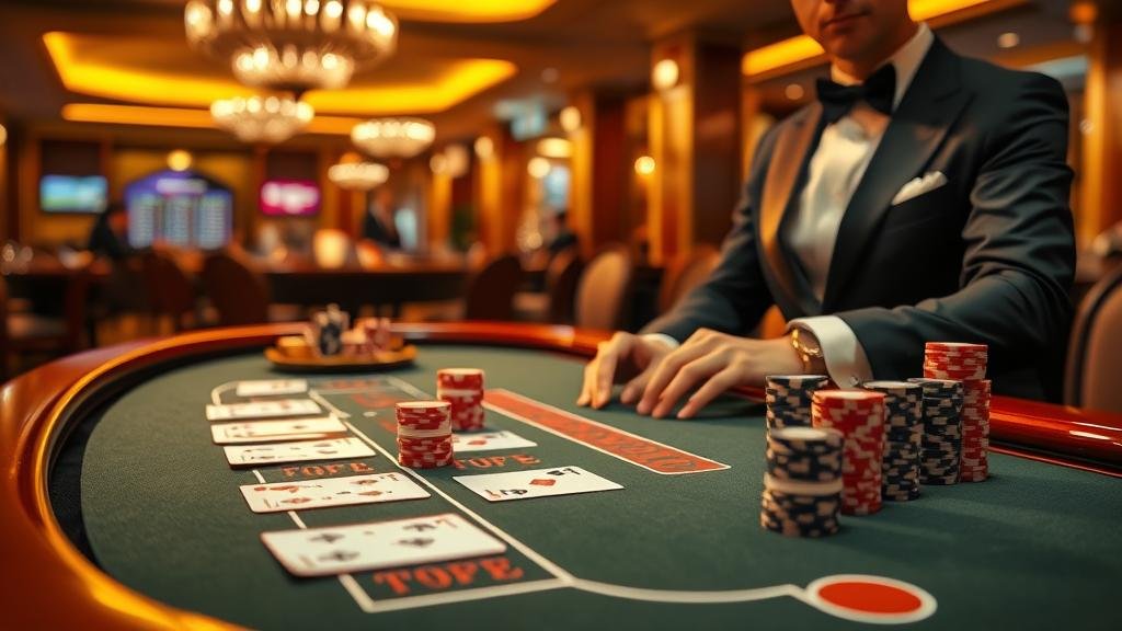 ตัวอย่างเค้าไพ่บาคาร่า: มังกร และ สลับ