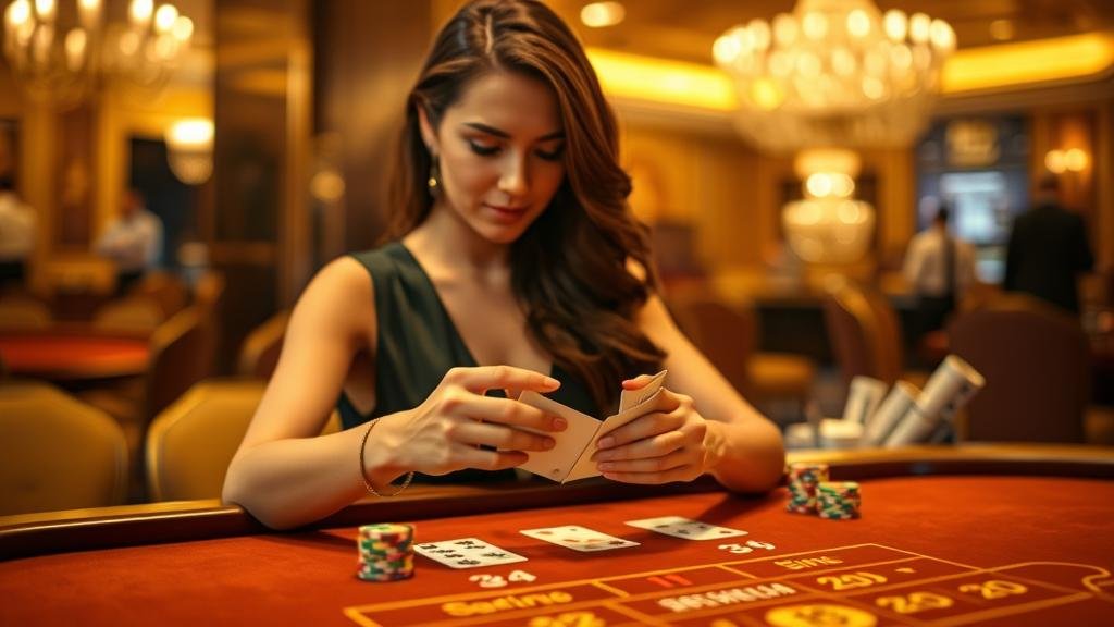 การแสดงผลเค้าไพ่บาคาร่าขั้นสูง