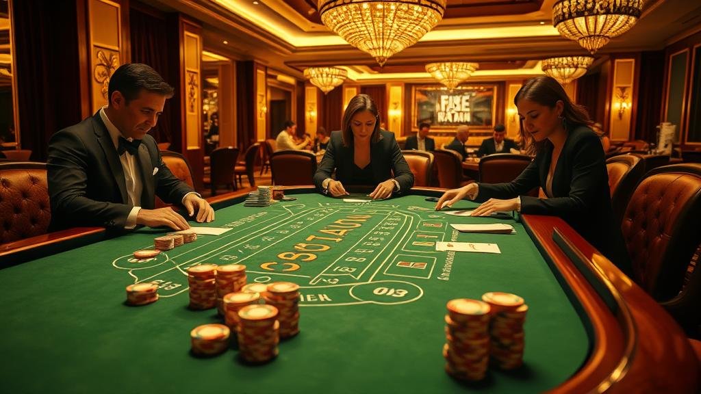 ตัวอย่างเค้าไพ่ปิงปองและเค้าไพ่มังกรในบาคาร่า