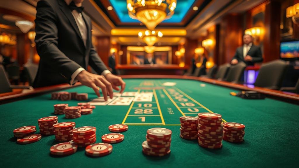 เปรียบเทียบบรรยากาศห้องบาคาร่า AE และ Evolution