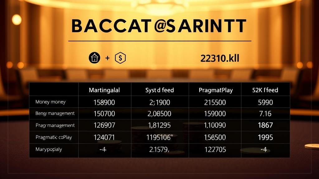 นักพนันมืออาชีพกำลังวิเคราะห์เกมบาคาร่า