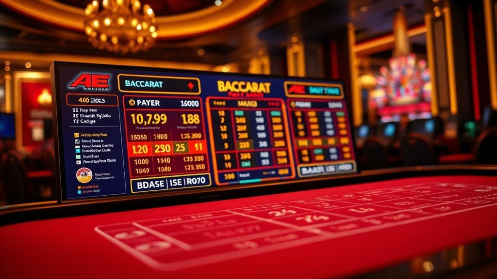 ตัวอย่างรูปแบบการออกผลบาคาร่า (Roadmaps)