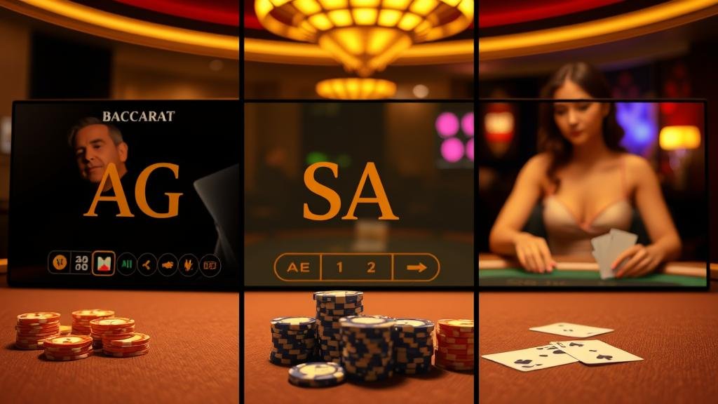 เปิดเคล็ดลับ บาคาร่า หลายค่าย: วิเคราะห์อัตราจ่าย AG, SA, AE ทำเงินง่าย